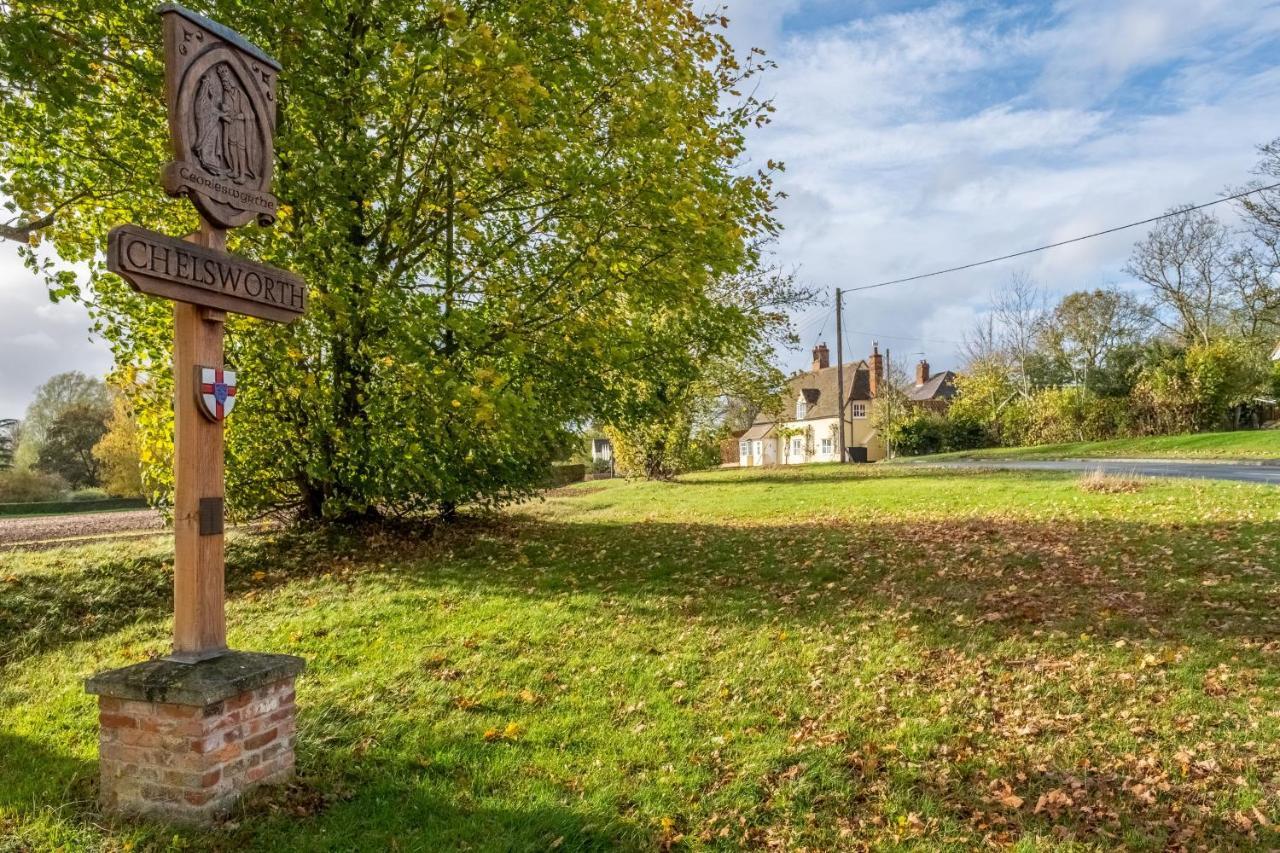 Maltings Lodge Chelsworth Bagian luar foto